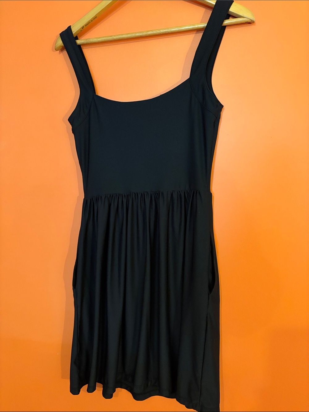 BeBop Black Mini Dress with Scoop Neck Straps Theme Park Vacation Dress Small - Picture 4 of 10